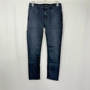 NEW Black Orchid Los Angeles Cargo Style Cropped Pants, Size 28, Dark Gray